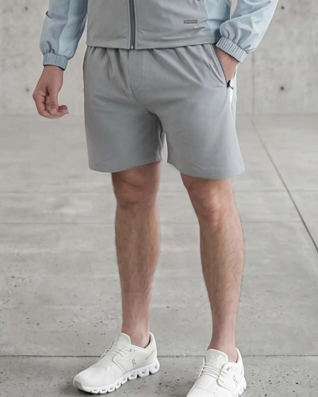 Active Colour Block Short in Blue